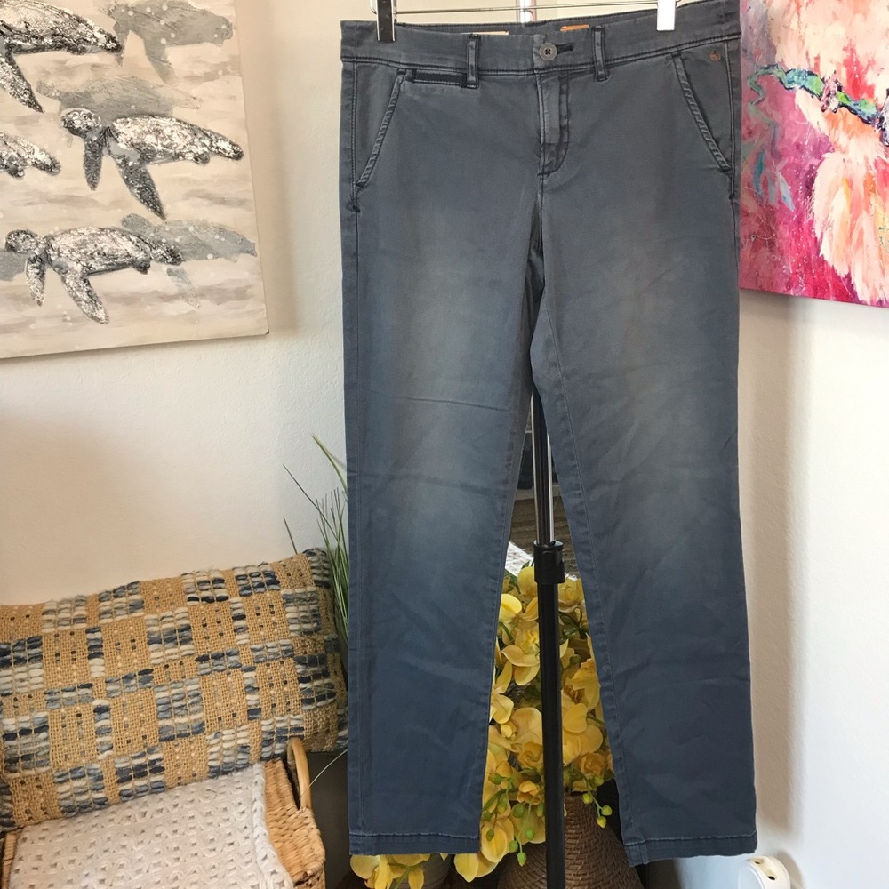Anthro. Pilcro and the Letterpress The Hyphen Chino Pants Size 26 NWT - Picture 2 of 5